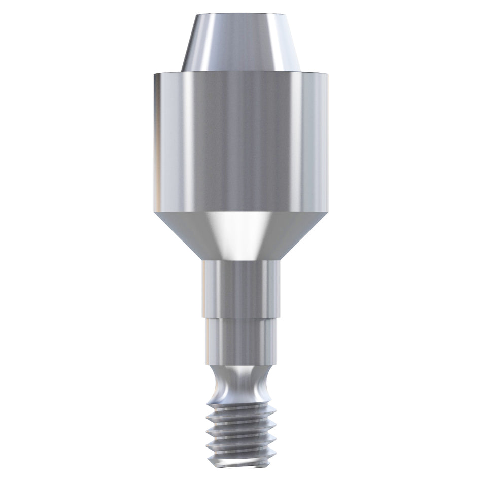 TN Screw Retained Abut., Straight - Ø 4.5mm, H 4mm